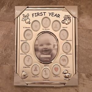 NWT Picture Frame-Baby's First Year